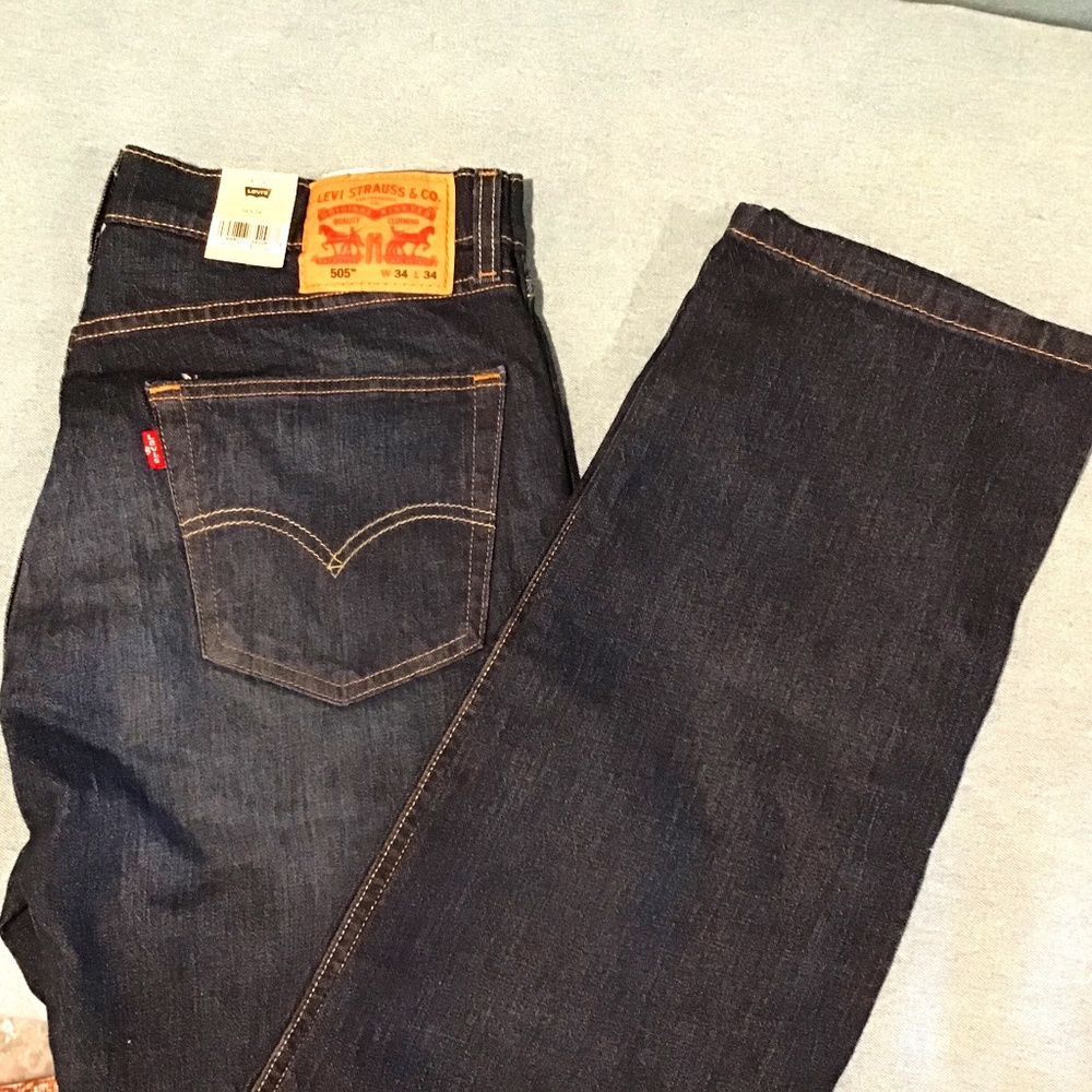 New with Tags Levi’s 505 34x34 Jeans